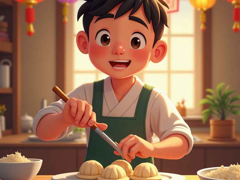 关于包饺子的儿童故事（关于包饺子的童谣）