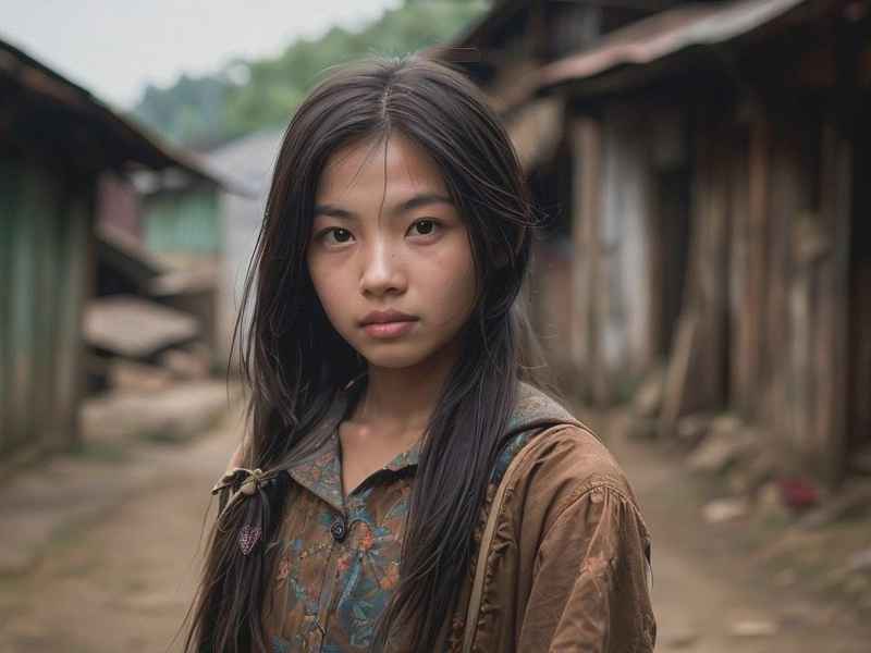 贫穷女孩儿童故事（一个贫穷的小女孩故事）