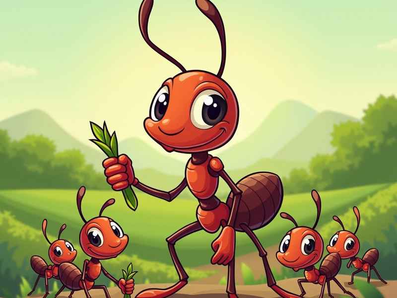 汽车的故事，小蚂蚁坐汽车的故事