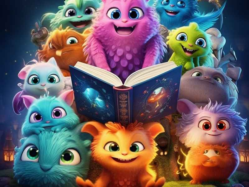 怪兽的儿童故事；怪兽的故事幼儿故事