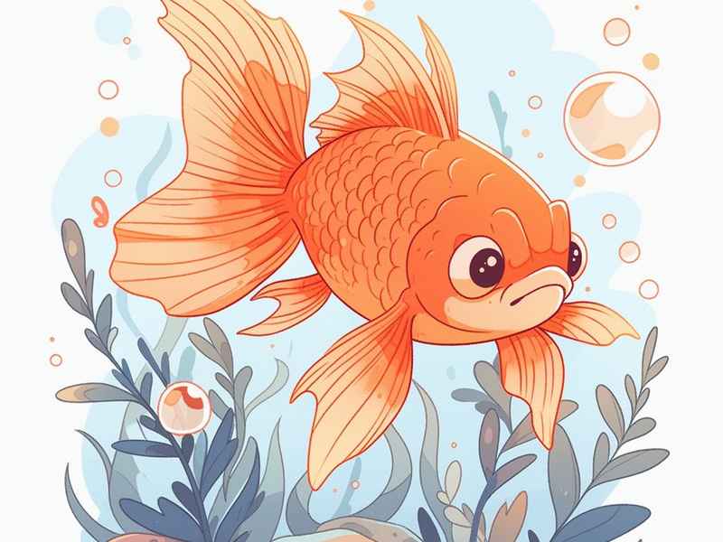 介绍小金鱼儿童故事、金鱼小故事简短