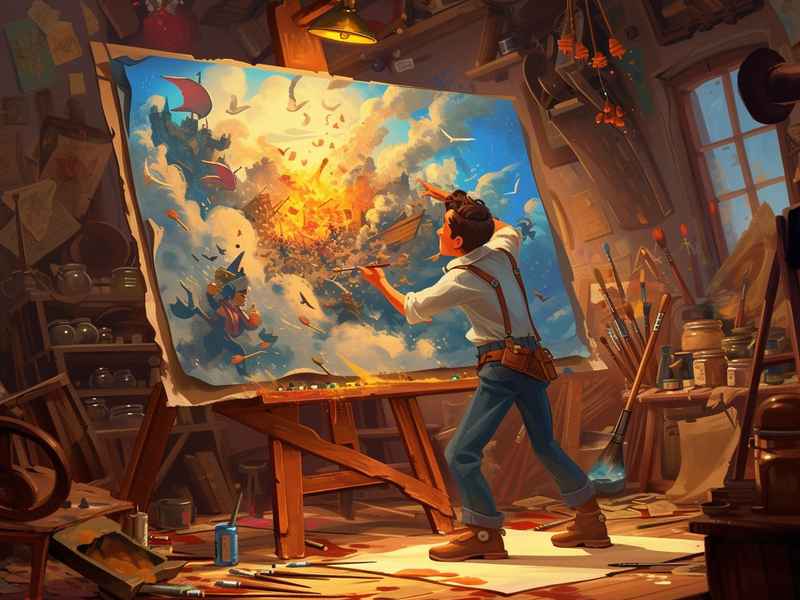 故事创作绘画，故事创作绘画教案