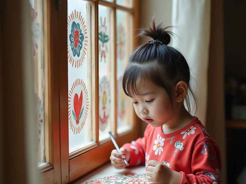 剪纸儿童画，剪纸画儿童简单教程