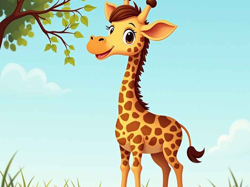 关于长颈鹿的儿童故事，关于长颈鹿的故事幼儿园