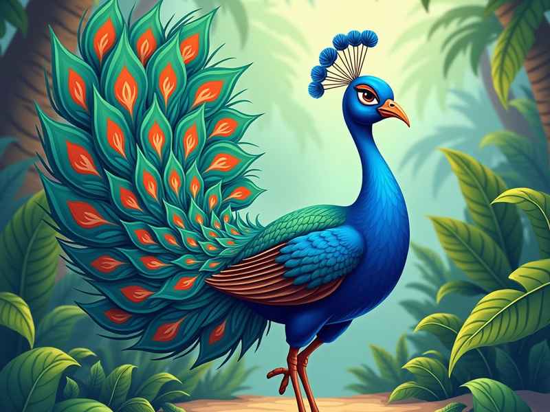 孔雀儿童故事传说（孔雀的传说故事）