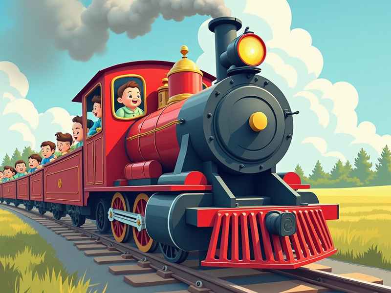火车视频儿童睡前故事、幼儿火车睡前视频故事