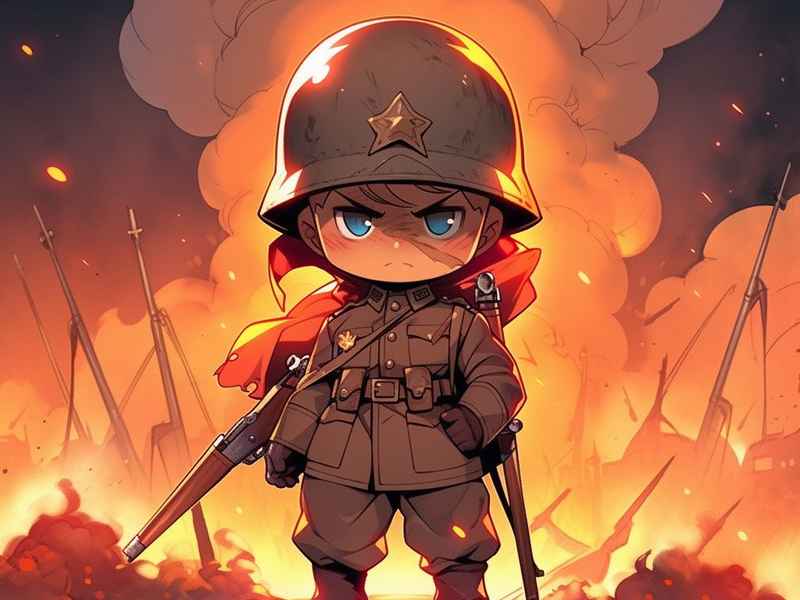 儿童战斗英雄故事书、关于战斗小英雄的故事书