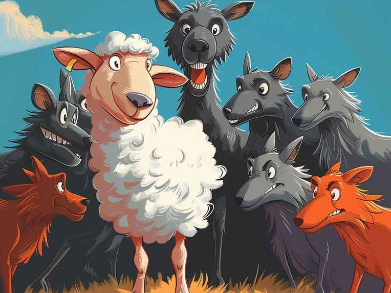 披着狼皮的羊寓言故事 披着狼皮的羊寓言故事内容