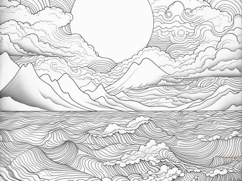 精卫填海神话故事画简单又好看 精卫填海的故事画简单好看