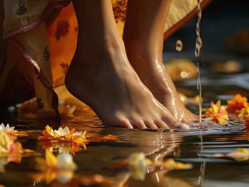 关于洗脚的故事、关于洗脚的故事作文