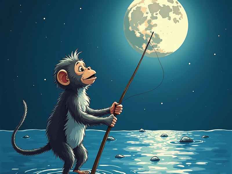 猴子捞月讲故事视频、猴子捞月故事视频大全