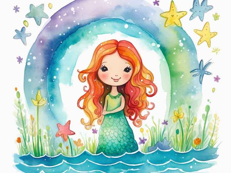 海的女儿童话故事英语、海的女儿英语故事简写50词