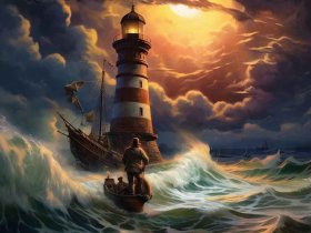 关于灯塔的儿童故事，关于灯塔的励志故事