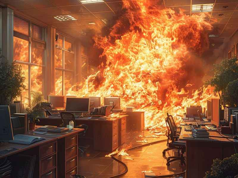 商场火灾逃生视频（商场火灾逃生视频真实）