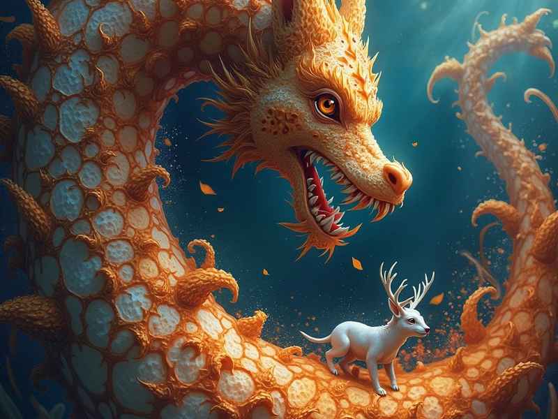 奇幻动物插画（奇幻动物插画素材）