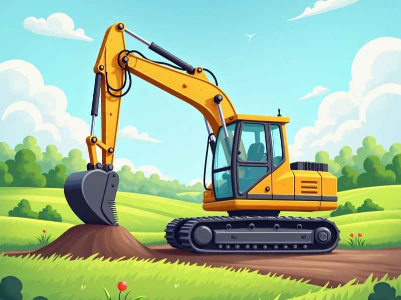 工程车修路的儿童故事（工程车修马路的视频）