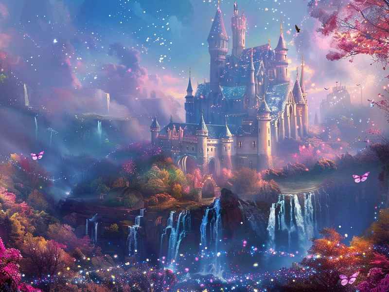 关于童话城堡的唯美句子（关于童话城堡的唯美句子简短）