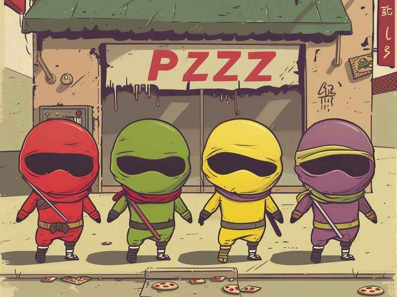 忍者神龟儿童动画片，忍者神龟儿童动画片有哪些