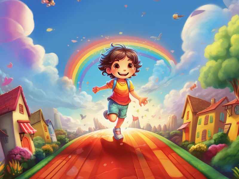 关于彩虹形成的儿童故事 - 关于彩虹的短故事