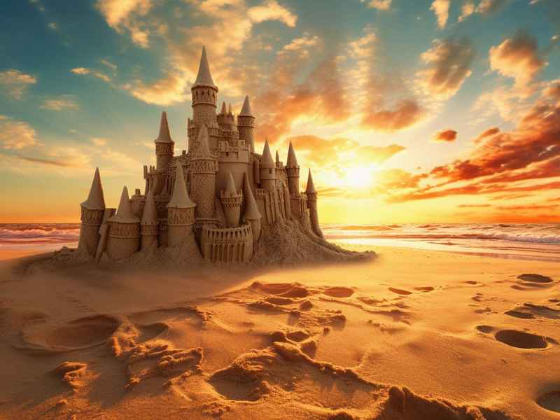 仿写沙滩上的童话故事（仿照沙滩上的童话写作文）