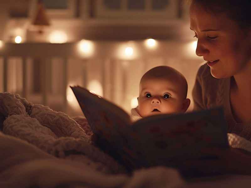 妈妈讲睡前故事助眠，妈妈讲睡前故事助眠文案