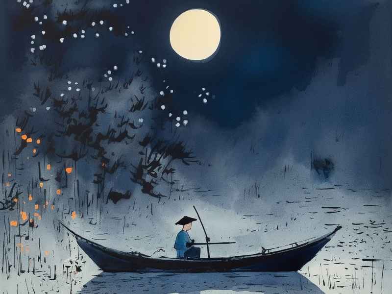 捞月的古诗，捞月的诗句