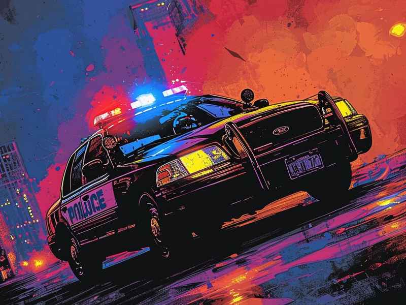 汽车儿童故事警车的故事；警车的故事 幼儿睡前