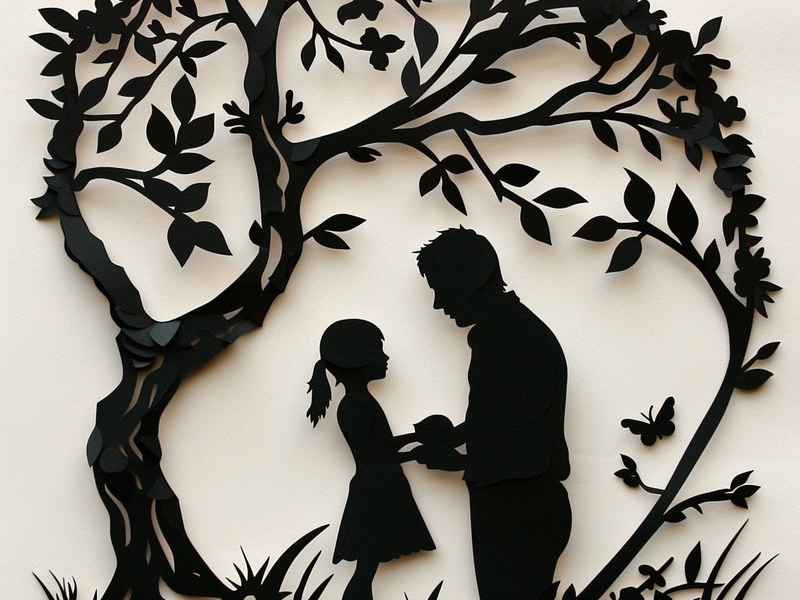 剪纸儿童故事样板，剪纸幼儿故事