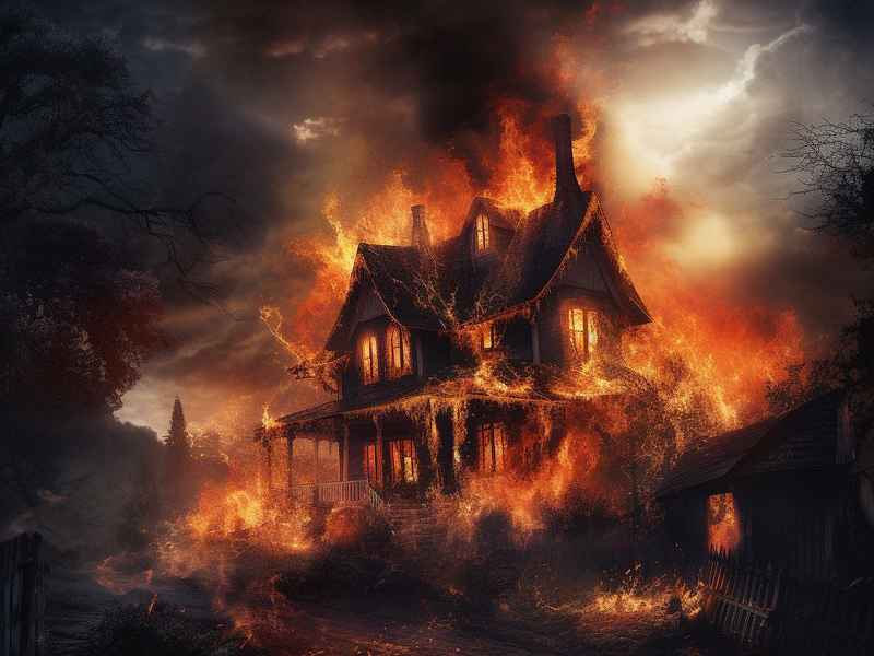 房子着火的儿童故事、房火灾编一个小故事