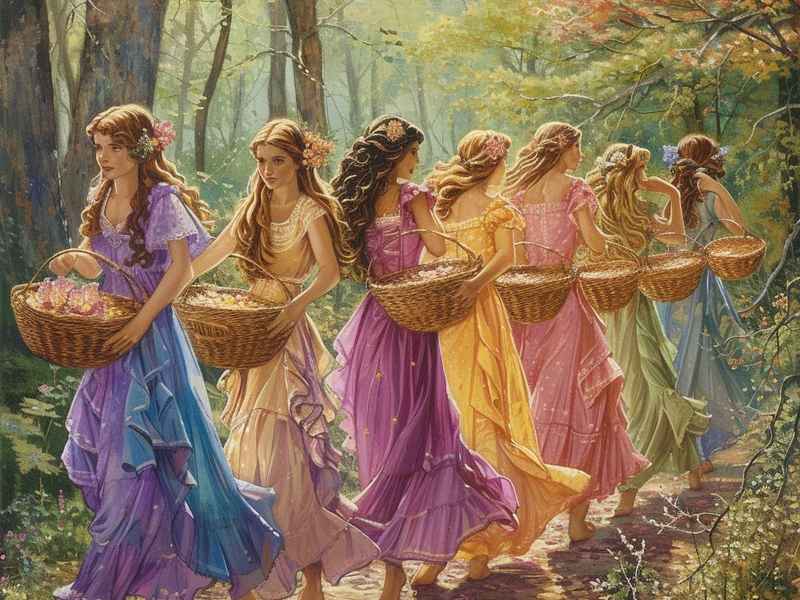 七个仙女的儿童故事 我想听七个仙女的故事