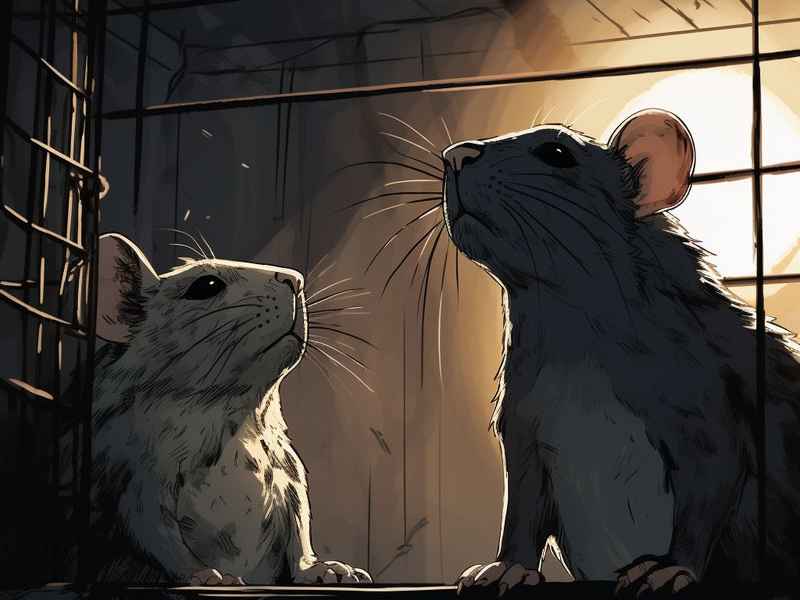 老鼠和小猪；老鼠和小猪亲密的图片