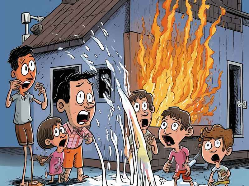 火灾小故事 幼儿园，火灾逃生幼儿园小故事