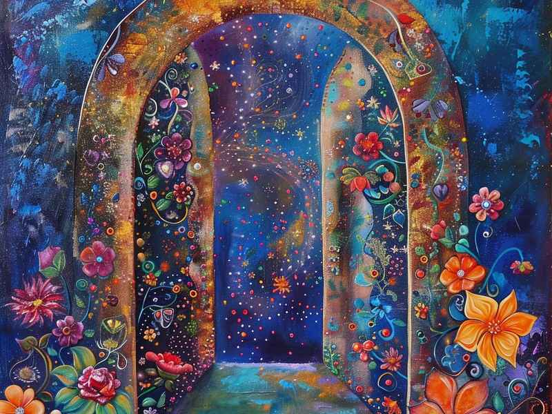 奇妙门口故事公主画（奇妙门口故事公主画画图片）