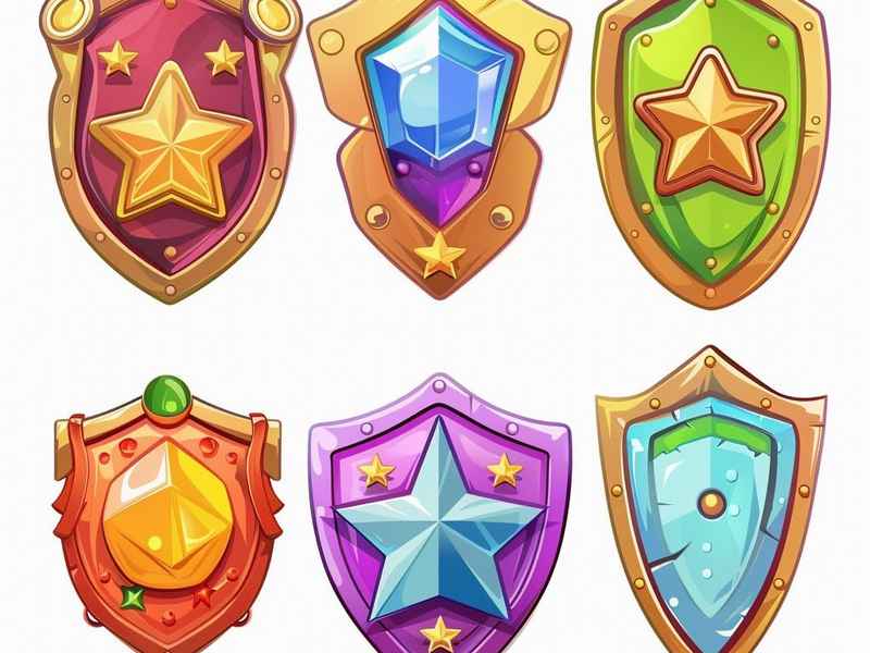 徽章图案儿童画 徽章儿童简笔画