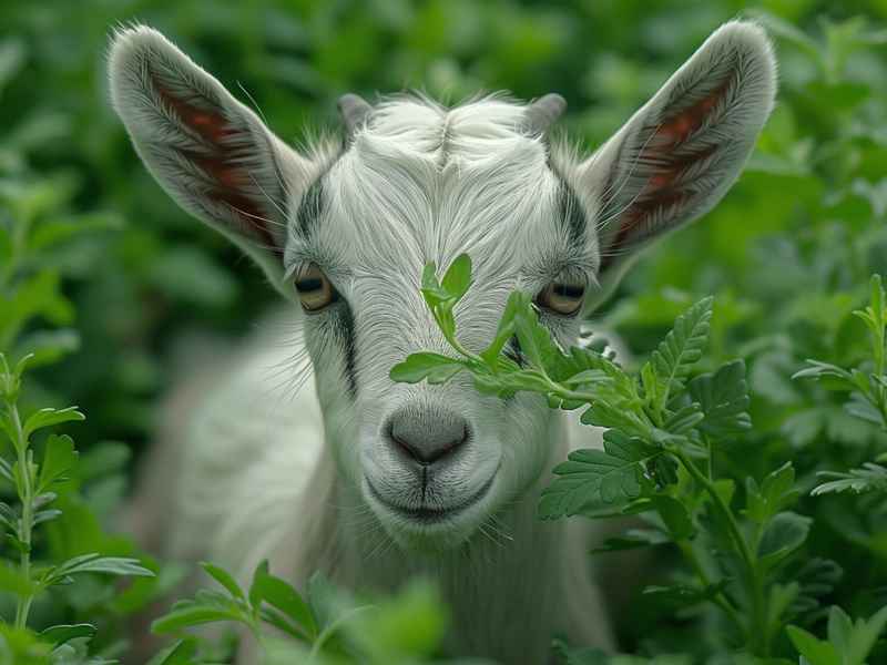 山羊吃草卡通图片 山羊吃草卡通图片可爱