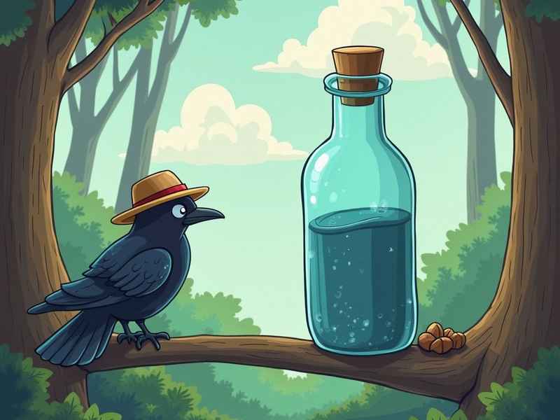 瓶子和乌鸦的故事、瓶子和乌鸦的故事原文