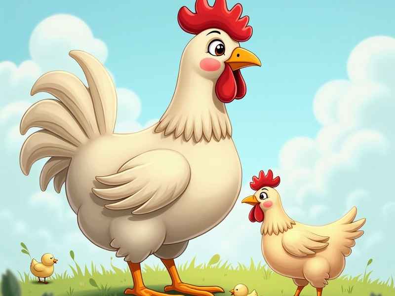 母鸡下蛋的儿童故事，有关母鸡下蛋的故事