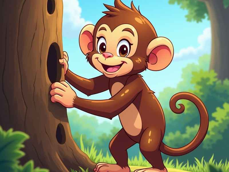 猴子爬树的故事（猴子爬树的故事告诉我们什么道理）