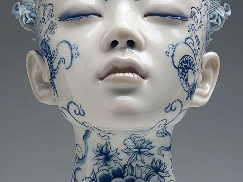 青花瓷儿童作品（青花瓷儿童作品图片）