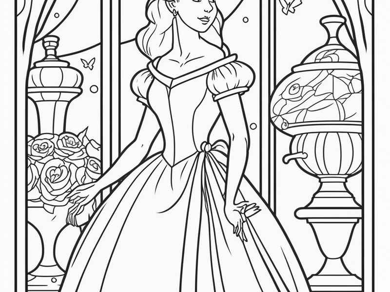 可打印儿童填色故事书 - 可打印的故事填色绘本简单