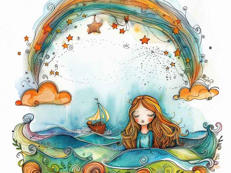 海的女儿童话故事英语版简单 海的女儿英文版故事简短100个词