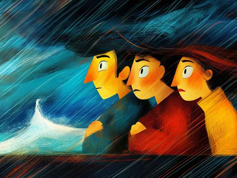 抗洪救灾小故事绘本手绘（抗洪救灾小故事绘本手绘图片）