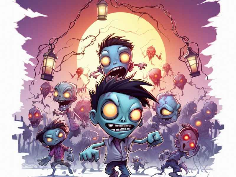 僵尸儿童动画片，僵尸少儿动画片