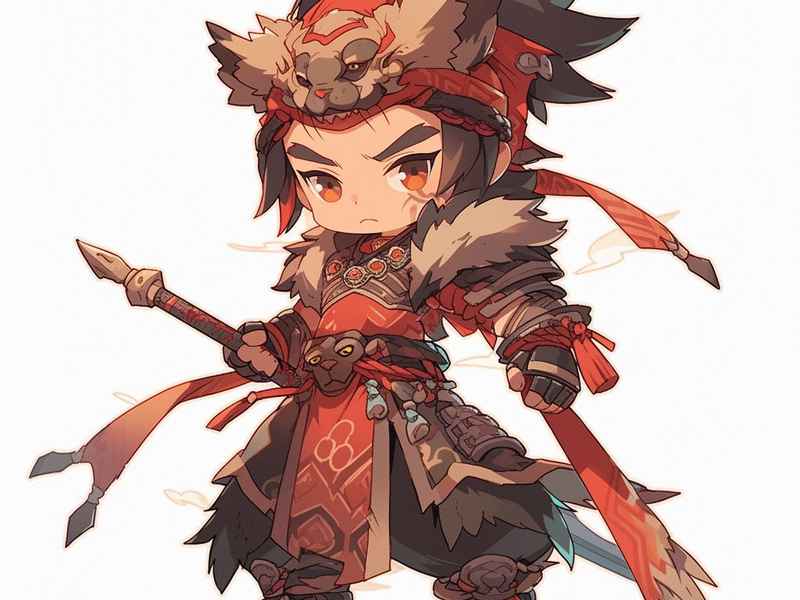 孟获简笔画儿童版、孟获简笔画儿童版图片