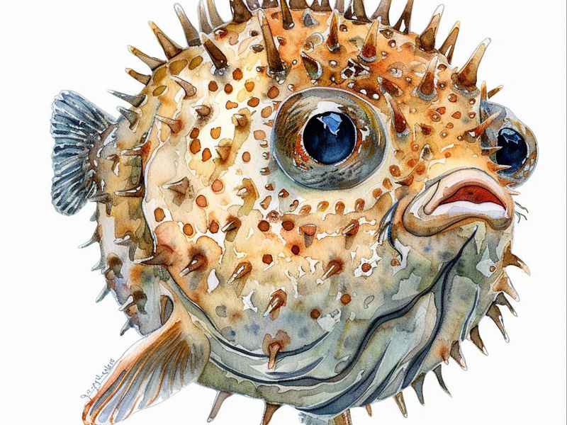 河豚的绘本故事（河豚的绘本故事图片）