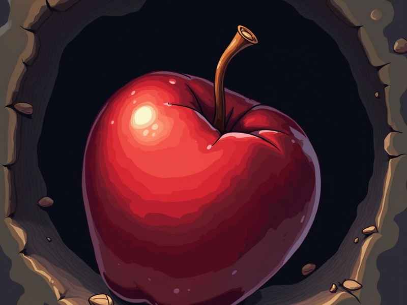 会爆炸的苹果故事简笔画 会爆炸的苹果故事配画