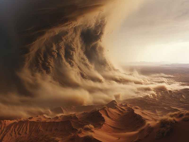 沙尘暴的儿童故事，关于沙尘暴的幼儿园故事