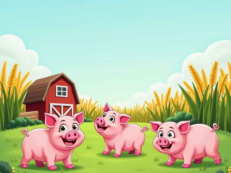 三只小猪儿童故事童话故事、三只小猪故事完整版