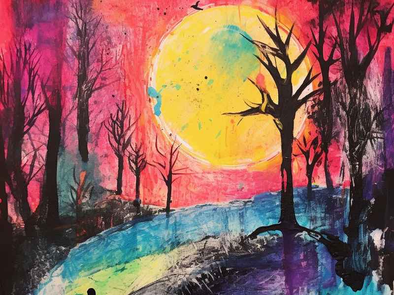 故事插图绘画、故事插图绘画5年级