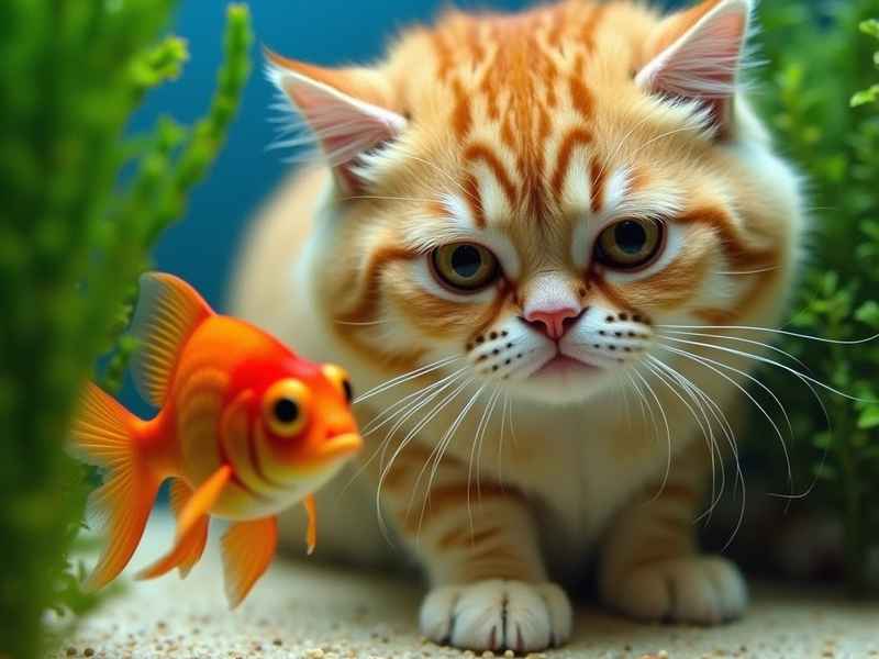 猫和鱼的故事简笔画（猫和鱼的故事简笔画怎么画）